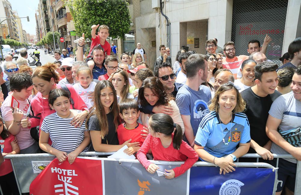 Así ha sido la llegada de la selección a Castelló