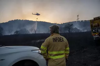 Fotogalería | Así fue el incendio de Cañaveral de este domingo
