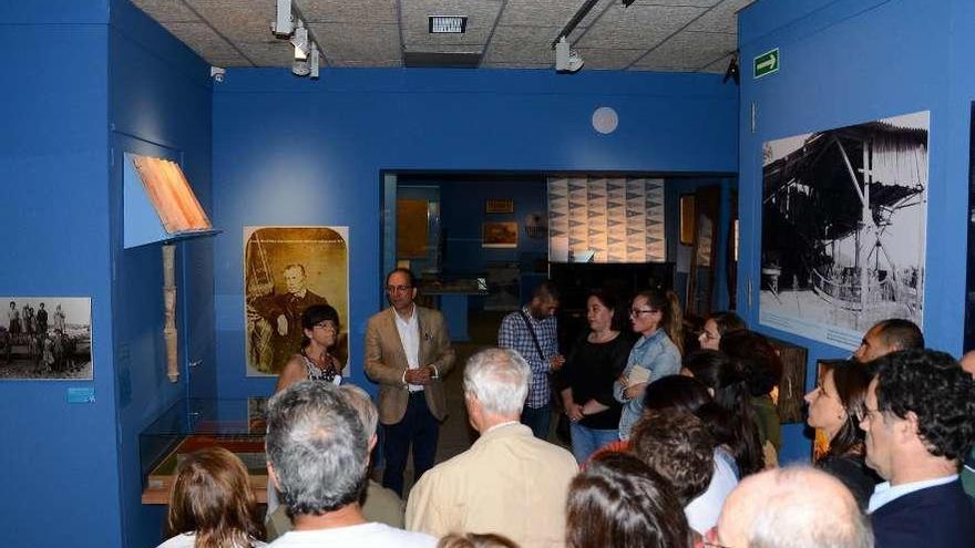 Inauguración de la exposición Crecer co Mar en el Museo Massó, el pasado mes de agosto. // Gonzalo Núñez