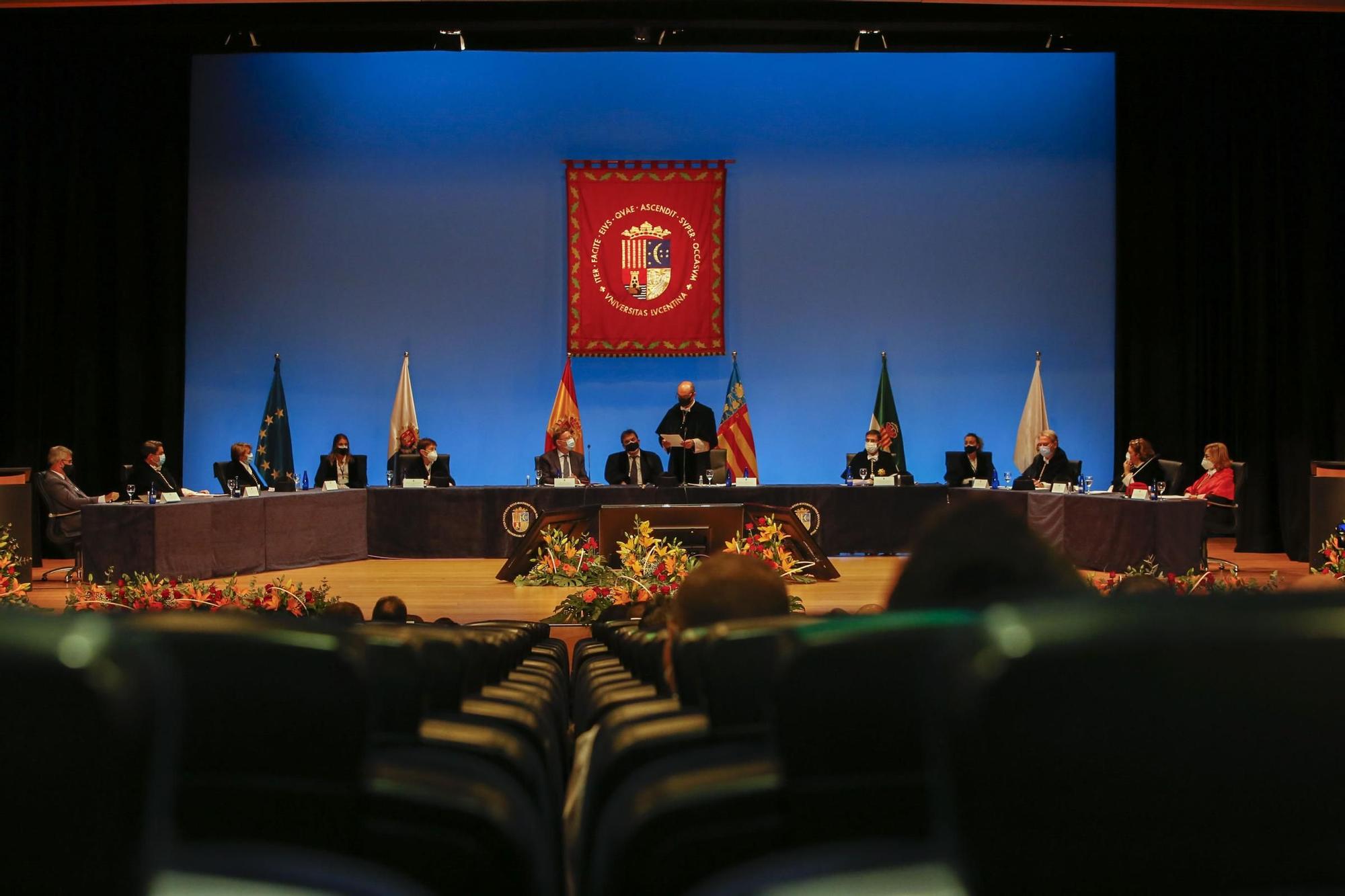 La Universidad de Alicante acoge la apertura del curso universitario de la Comunidad Valenciana