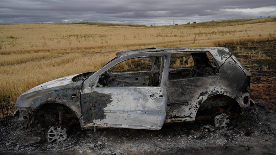 GALERÍA | Así ha quedado la zona tras el incendio en la carretera de La Hiniesta