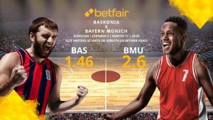 Baskonia Vitoria-Gasteiz vs. FC Bayern Múnich: horario, TV, estadísticas, clasificación y pronósticos de la Euroliga