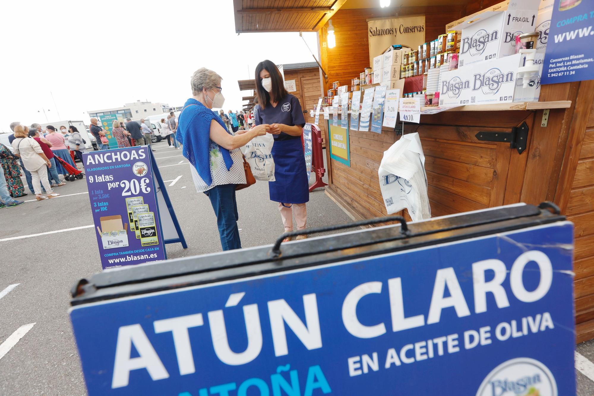 La feria de la conserva, un éxito en Candás