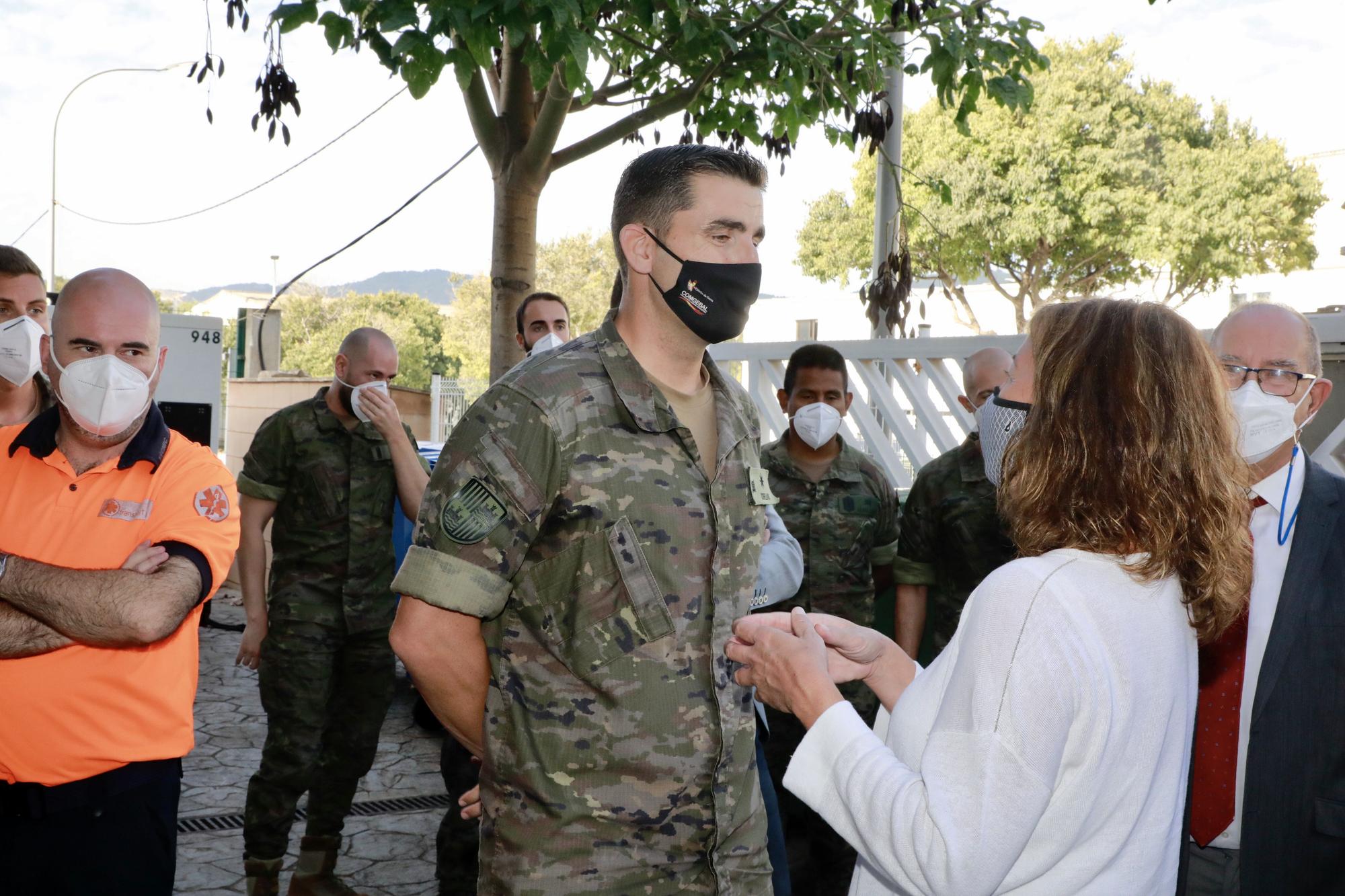 Los militares de Baleares dejan de realizar labores de rastreo de los casos de coronavirus