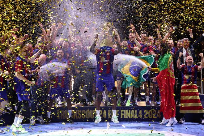 Aalborg - Barça, final de la EHF Champions de balonmano, en imágenes.