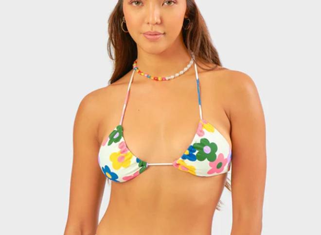 Top de bikini de margaritas