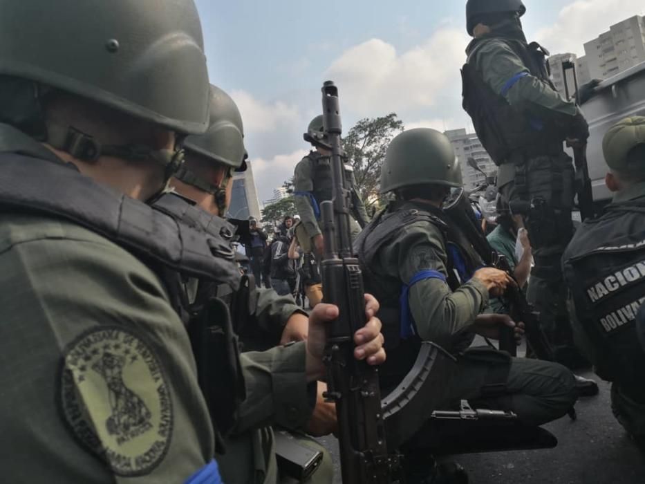 El alzamiento militar en Venezuela