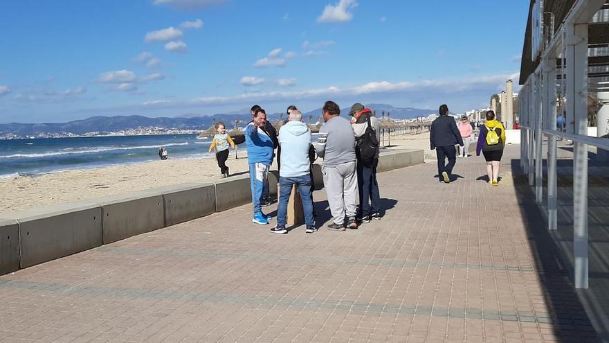 Vorboten der Urlaubs-Saison auf Mallorca: Die Hütchenspieler sind zurück an der Playa de Palma