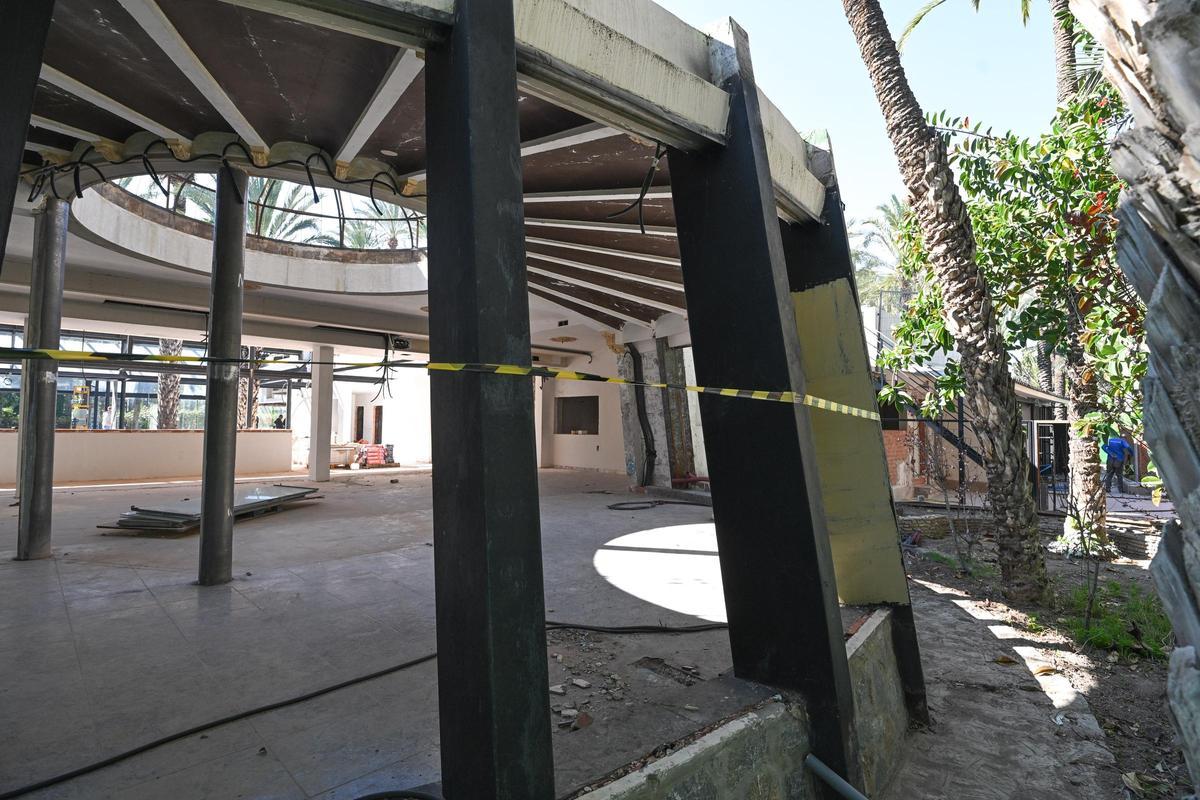 Zona que conduce a la cúpula donde habrá vidrieras que aún no se han colocado