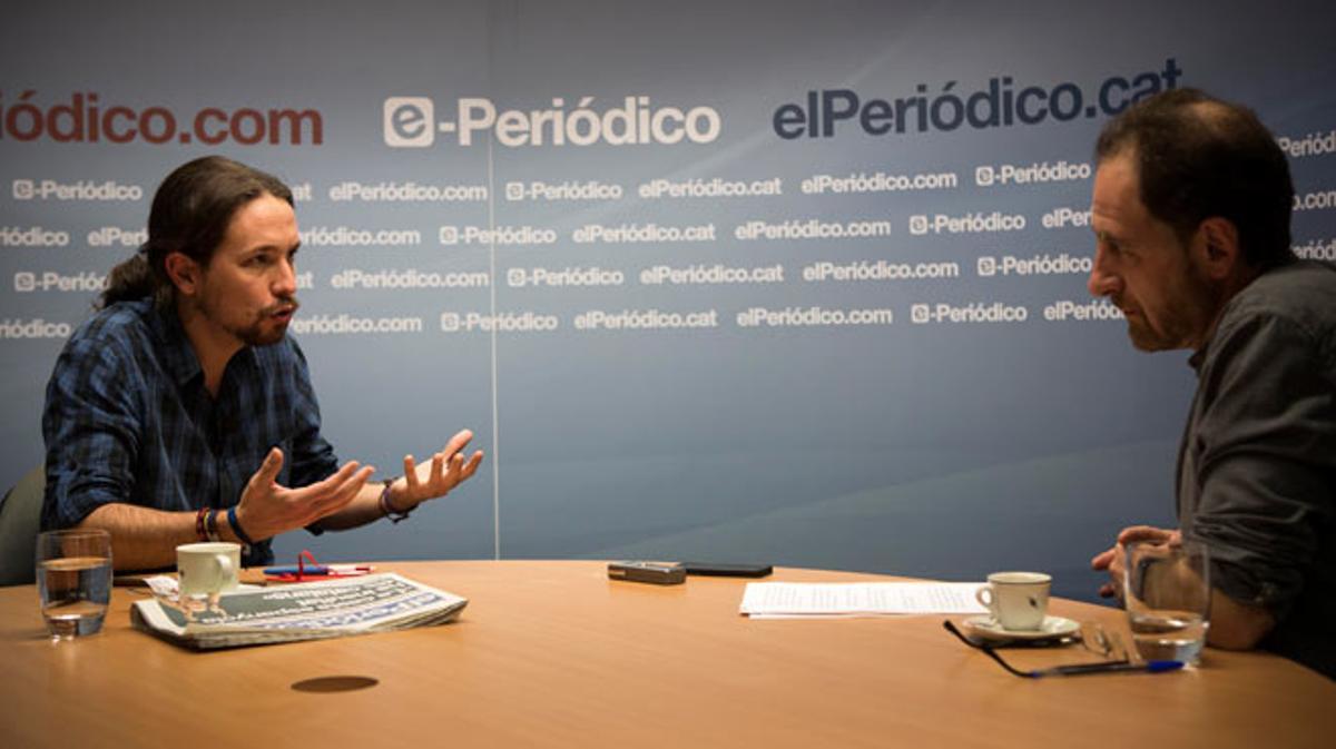 Versió íntegra de l’entrevista amb Pablo Iglesias, secretari general de Podem.