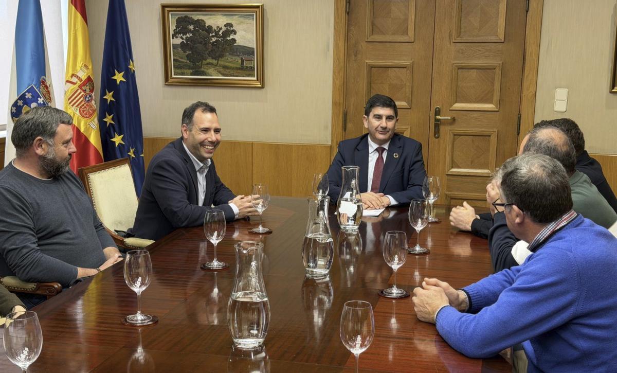 Reunión en la Delegación del Gobierno en Galicia.