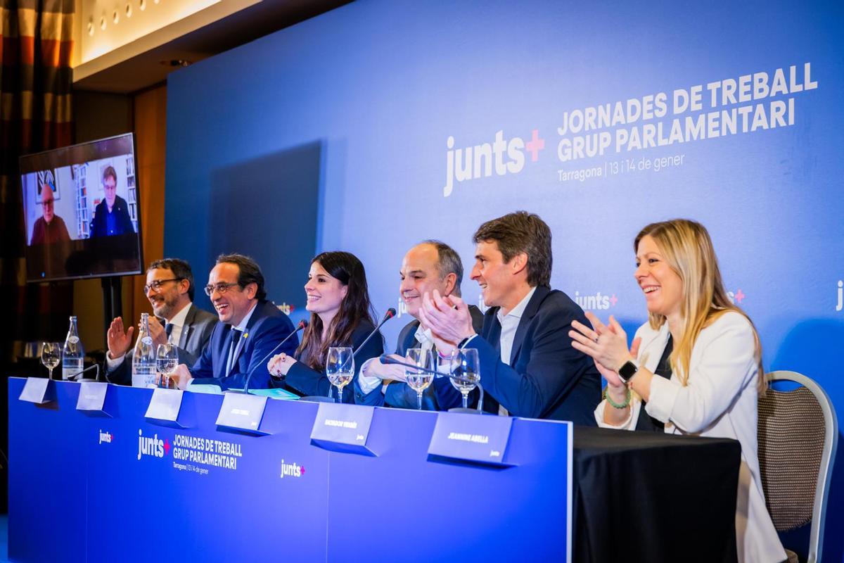 Imagen de las jornadas parlamentarias de Junts en Tarragona