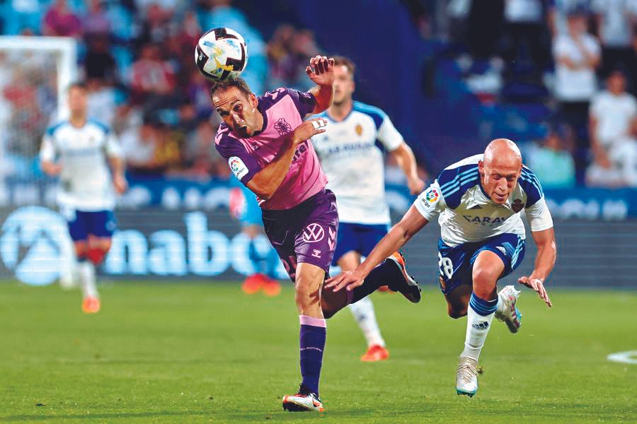 Instante del Real Zaragoza - CD Tenerife que cerró la pasada temporada en Segunda.