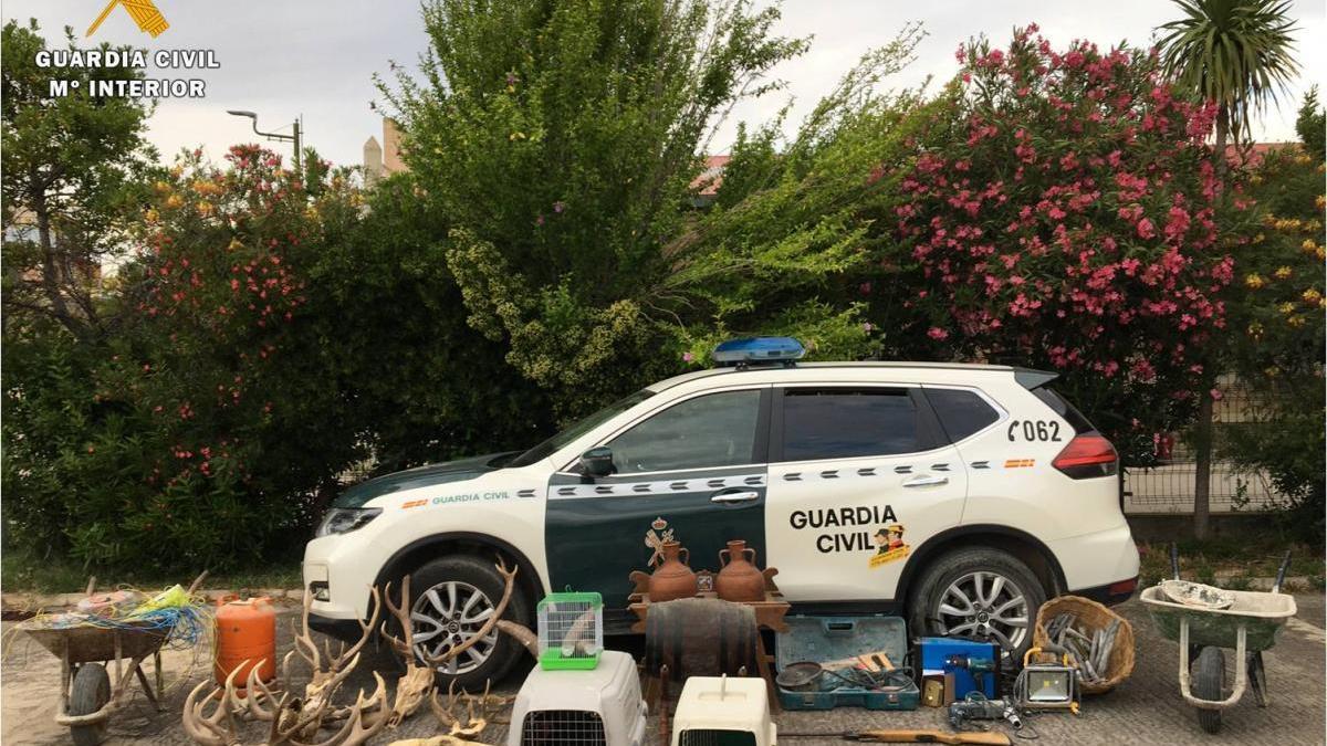 La Guardia Civil esclarece cuatro robos ocurridos en Zuera