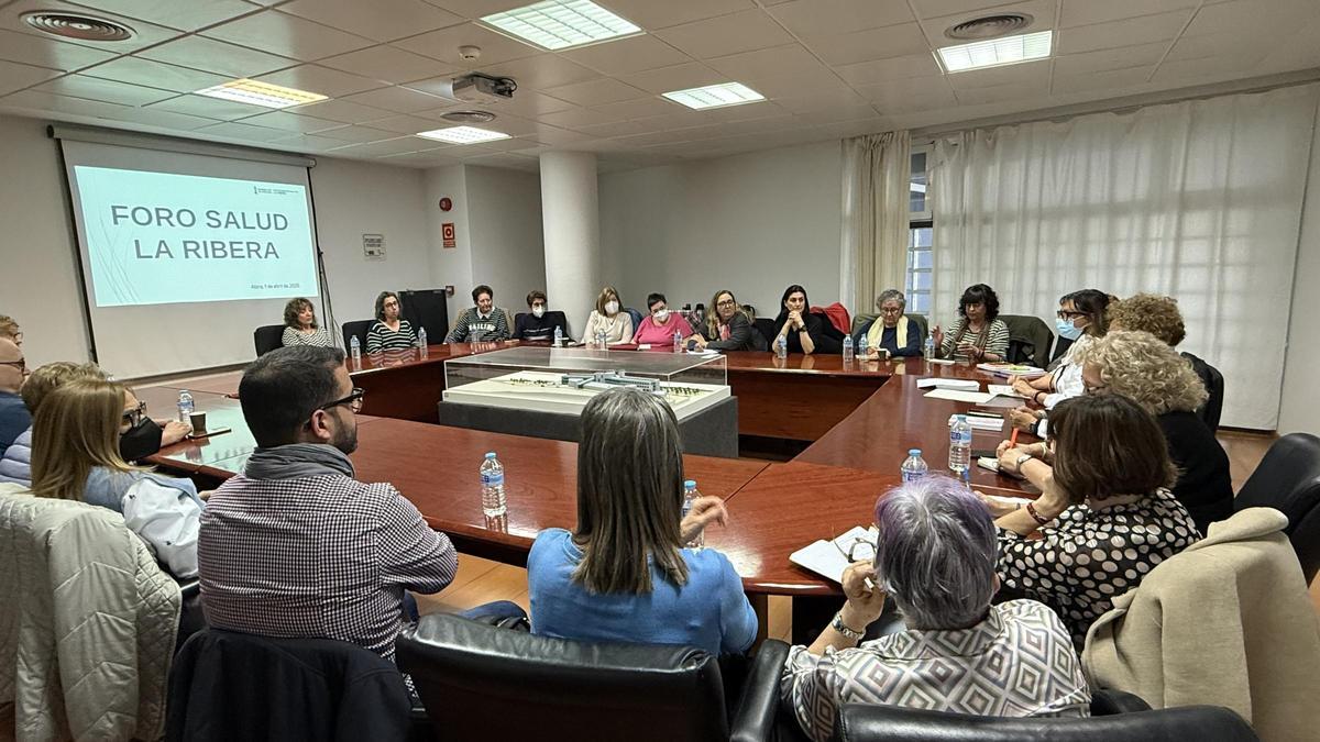 Primera reunión del Foro Salud La Ribera.