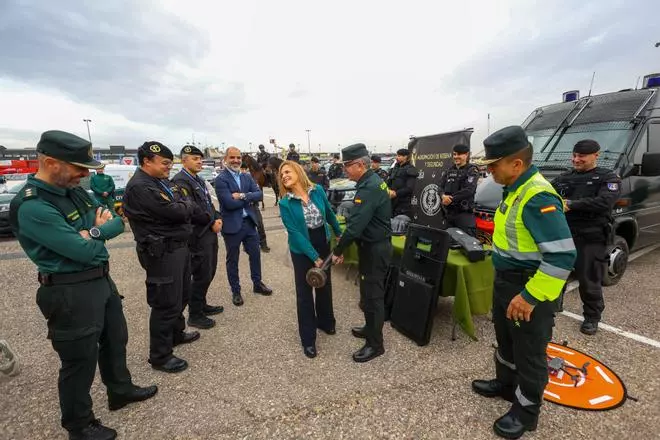 Pilar Bernabé presenta el dispositivo especial de seguridad del Gran Premio Motul de la Comunitat Valenciana