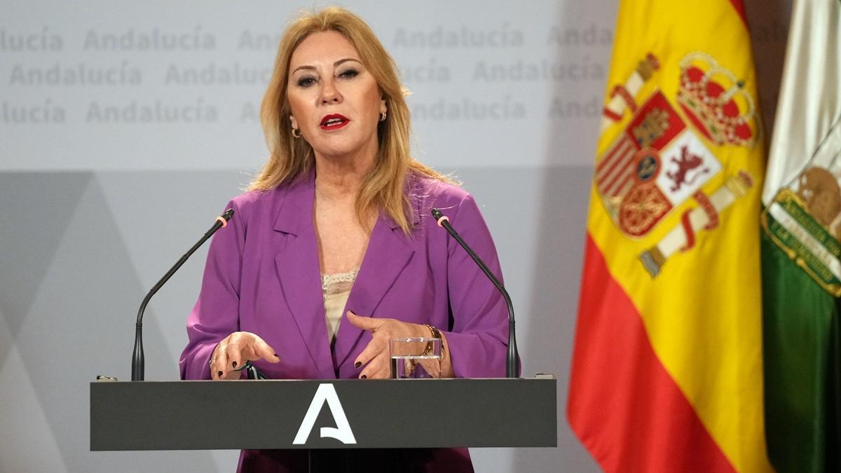 Carolina España, consejera de Economía, Hacienda y Fondos Europeos.