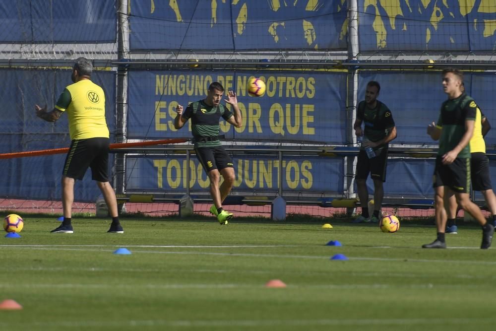 Entrenamiento de la UD Las Palmas