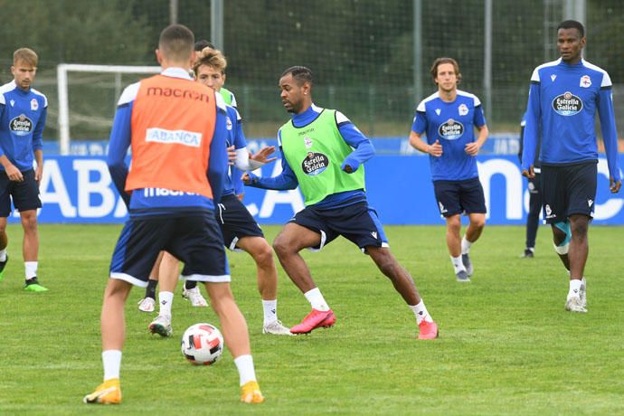 Rolan entrena con el grupo y Valín, lesionado