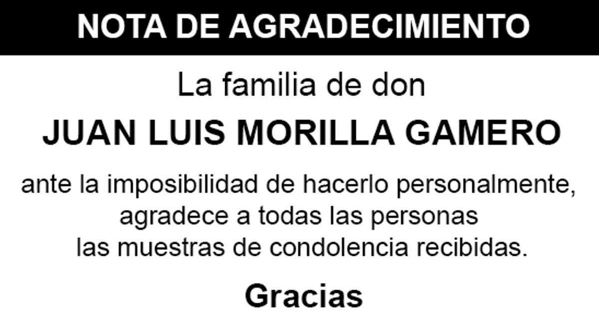 Nota Juan Luis Morilla Gamero