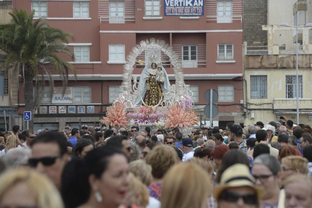 Procesión marítima de la Virgen del Carmen