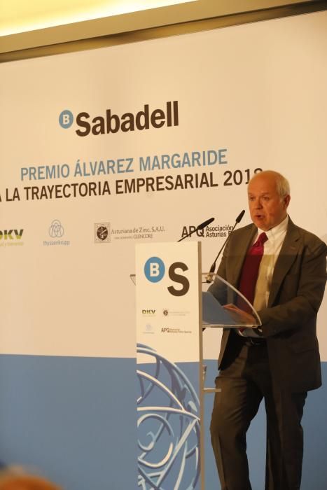 Premio Álvarez Margaride 2018 al empresario Sabino García Vallina, de TSK