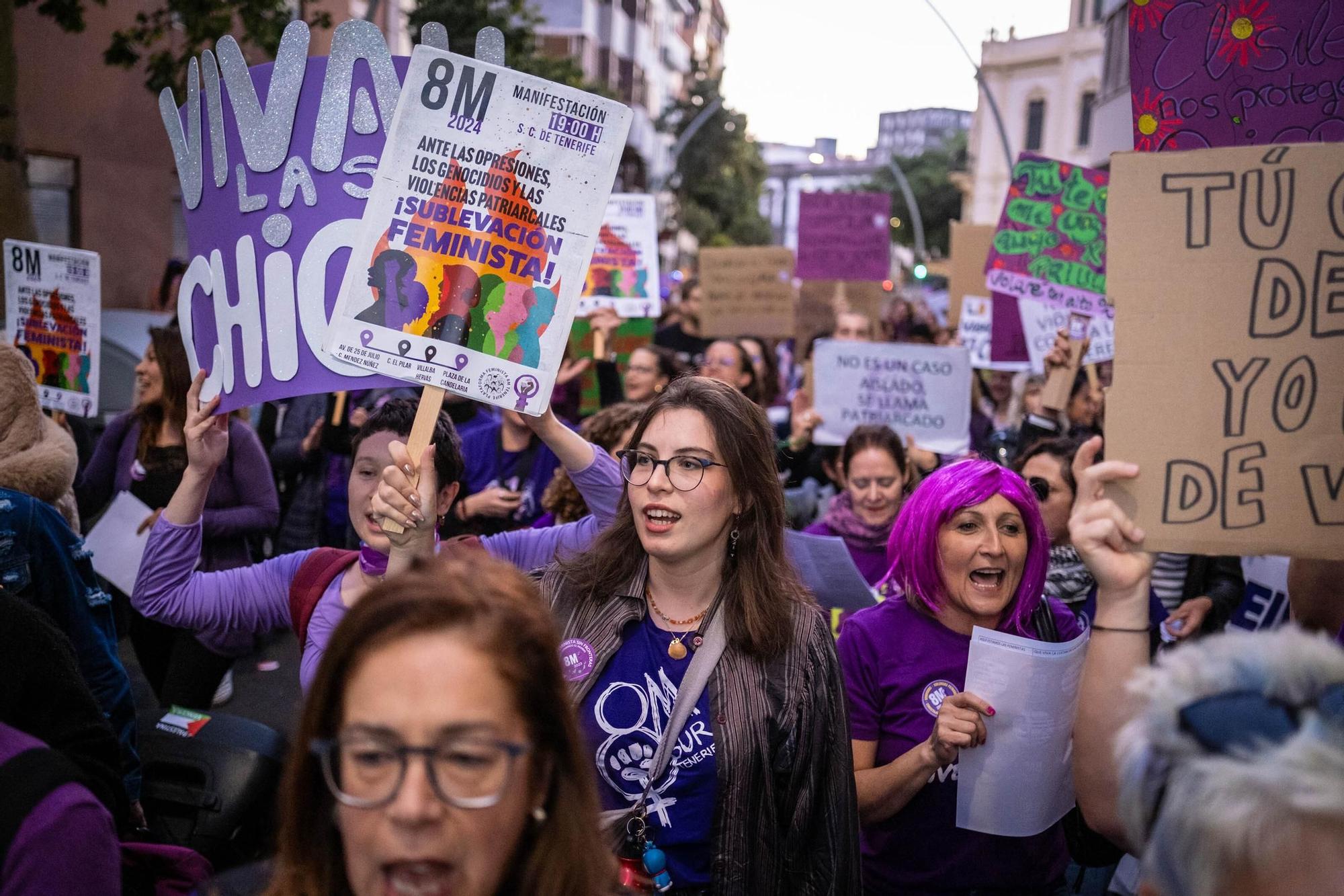 Manifestación del 8M en Santa Cruz