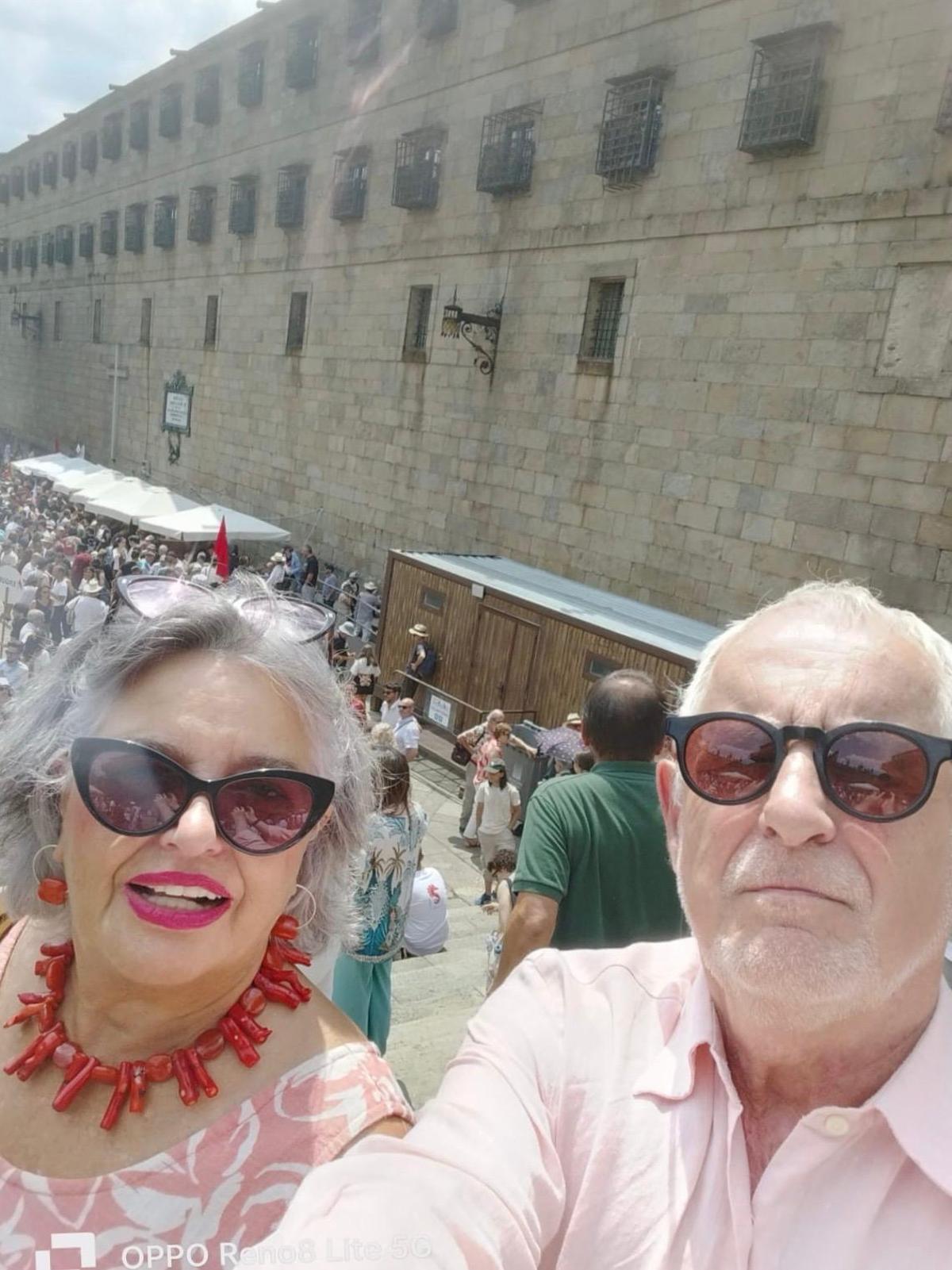 Moncha Mariño y su marido Anxo Vidal.