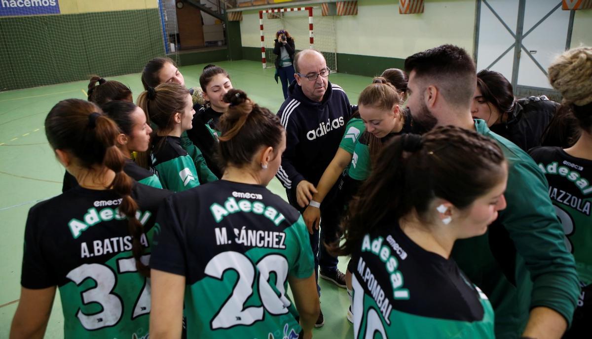 El Adesal, tras ganar uno de sus últimos partidos antes del parón por el covid-19.