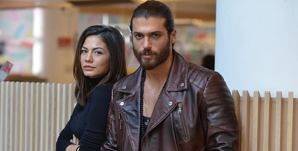 Demet Özdemir, con el galán perdonavidas de 'Pájaro soñador', Can Yaman.