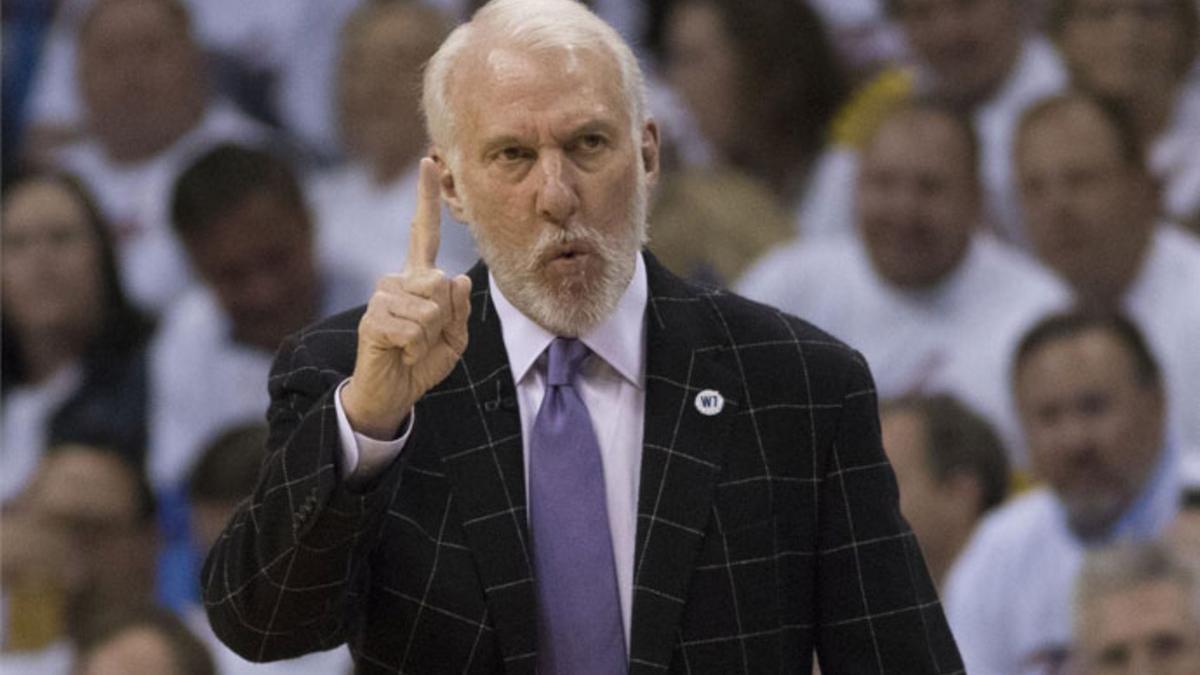 Popovich, entrenador de los San Antonio Spurs