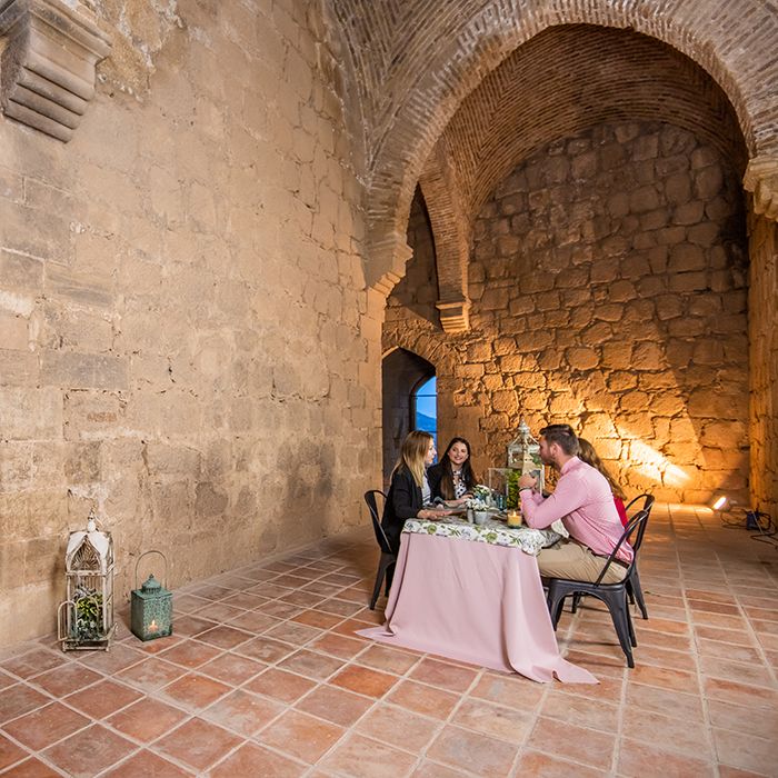 Cena en el Castillo de Lorca.