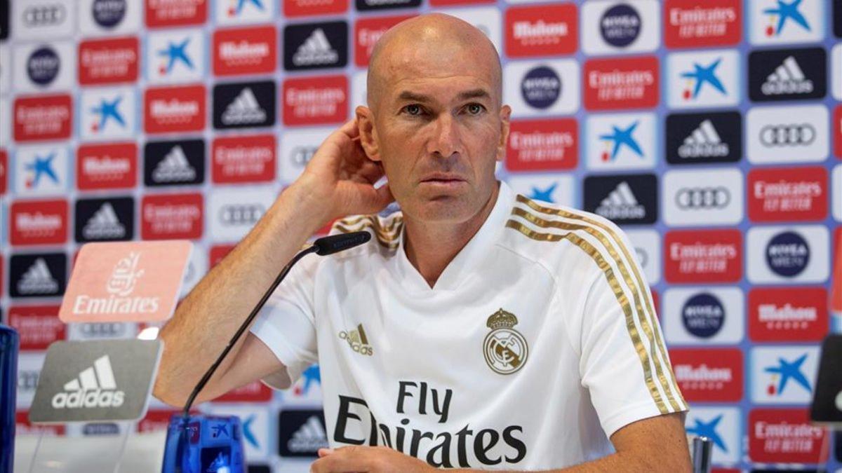 Zidane compareció en la rueda de prensa previa al duelo en Villareal