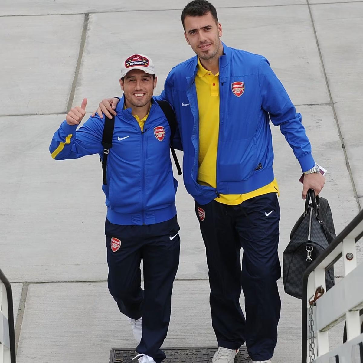 Viviano y Cazorla fueron compañeros en el Arsenal