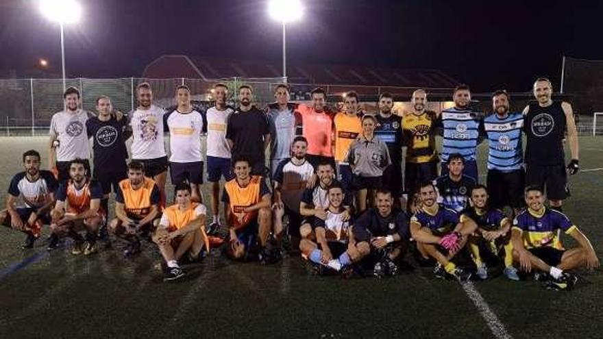 Galicia de fútbol gaélico con efectivos de Lalín y A Estrada.