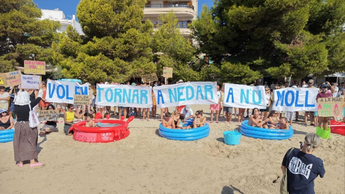 Madò Farta ha asistido a la acción reivindicativa.