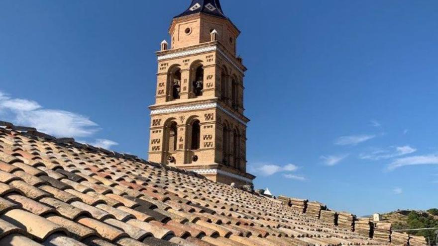 Los trabajos han asegurado la estructura de la cubierta. | SERVICIO ESPECIAL