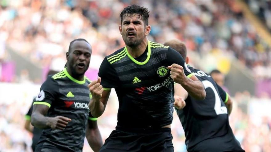 Un doblete de Diego Costa evita la primera derrota del Chelsea