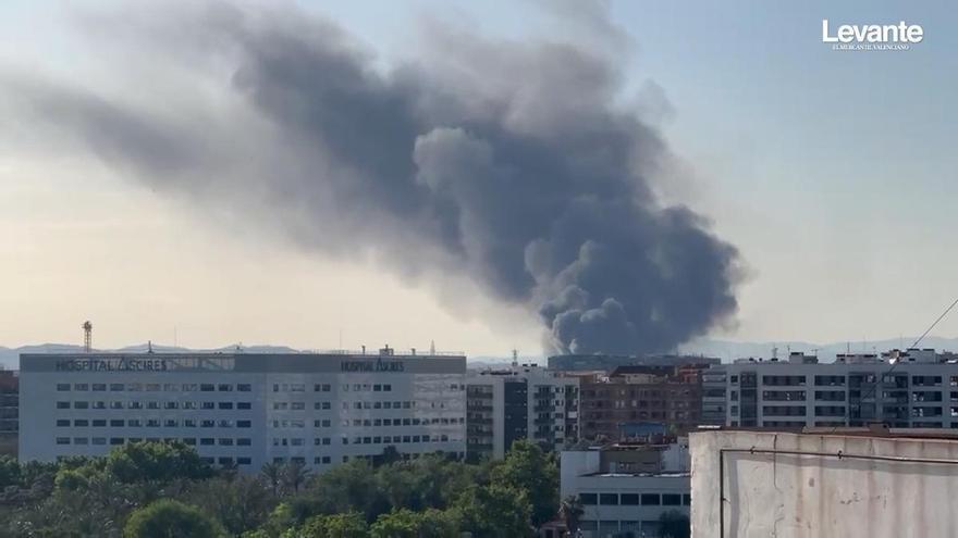 A-3 junto a la entrada a València