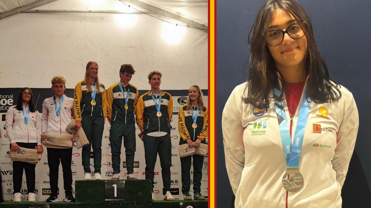 La lanzaroteña Ariadne Giménez, subcampeona del mundo de la Copa del Mundo de Kayak