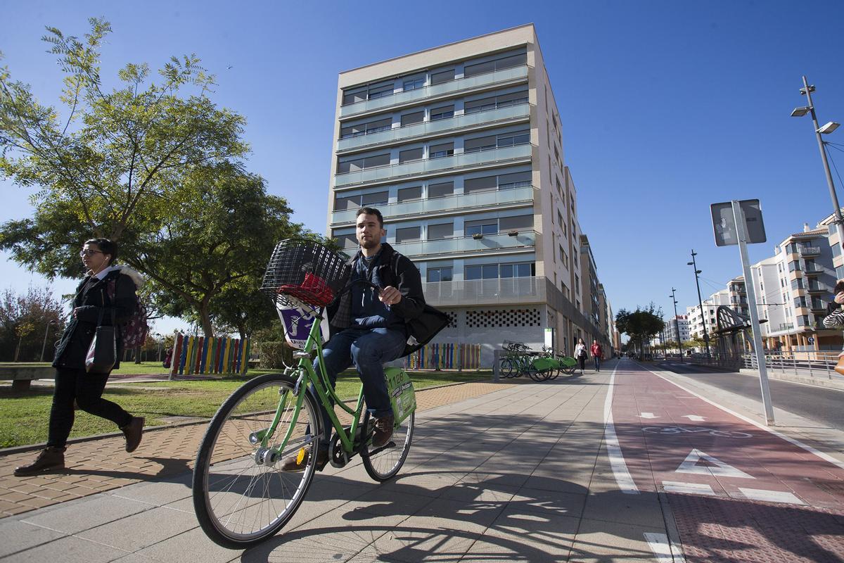 Viviendas de protección oficial en Castelló, en una imagen de archivo de 2016.
