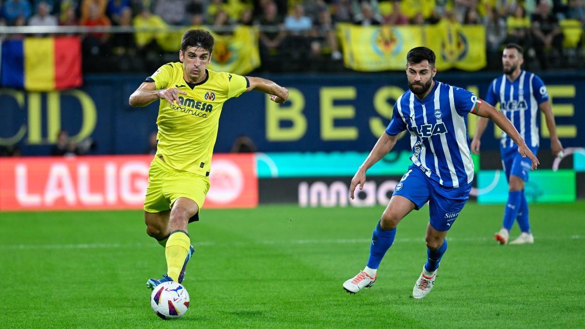 Gerard Moreno materializó el gol del empate del Villarreal ante el Alavés