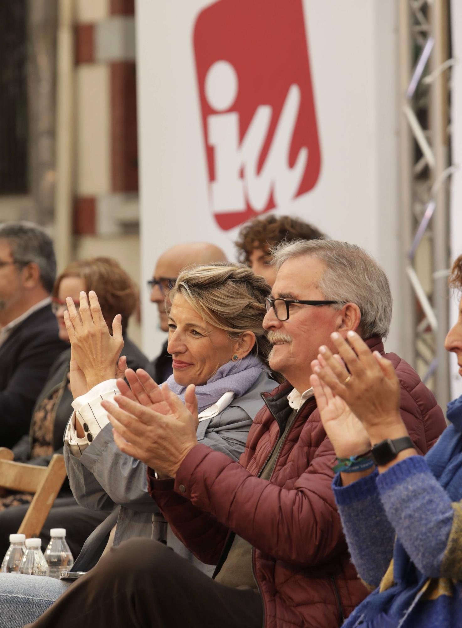 En imágenes: Así fue la visita de Yolanda Díaz a Asturias