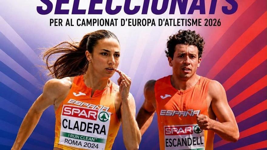 Esperança Cladera y Marc Escandell, seleccionados para el Europeo de Birmingham