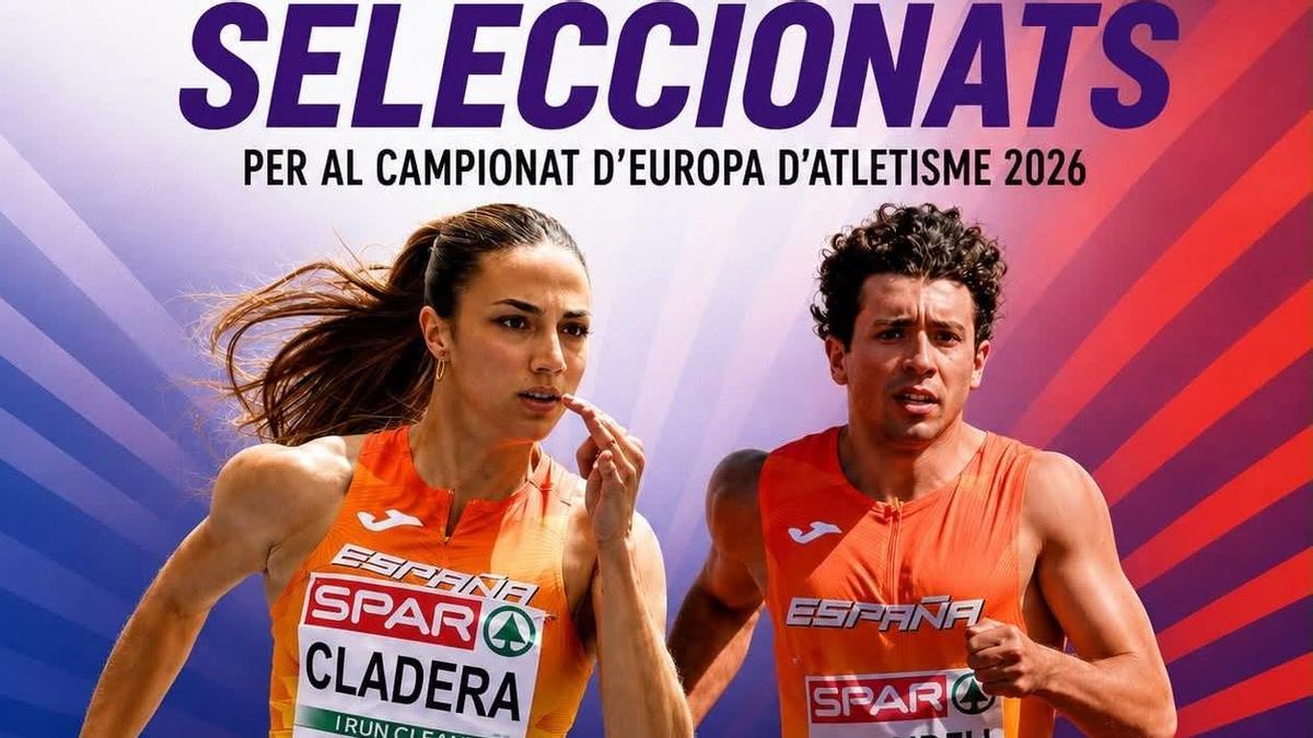 Esperança Cladera y Marc Escandell, al Europeo de Birmingham