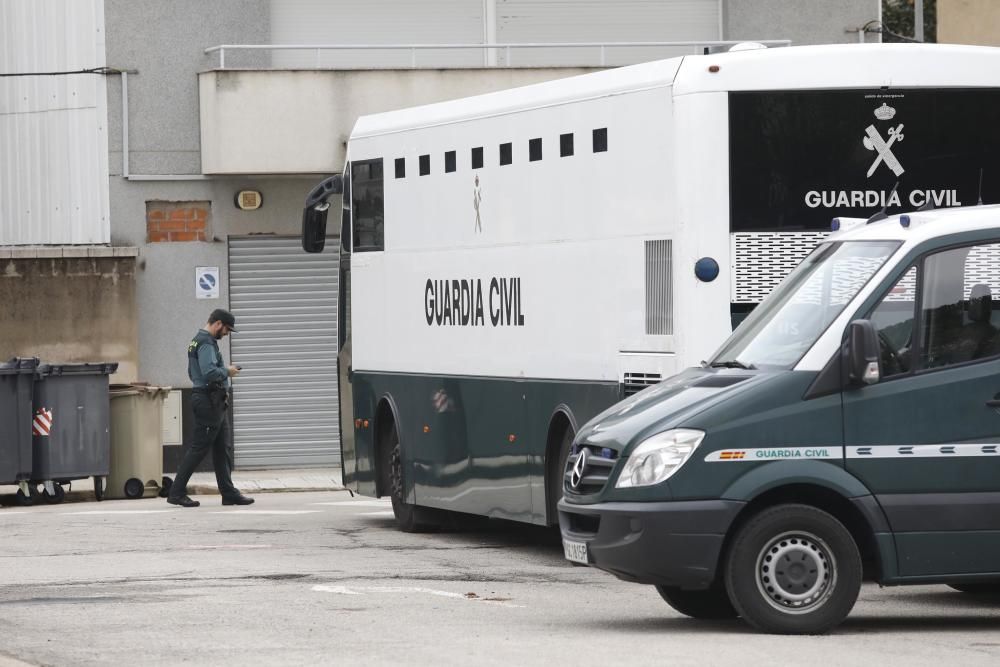 Vista als encausats per tràfic de marihuana