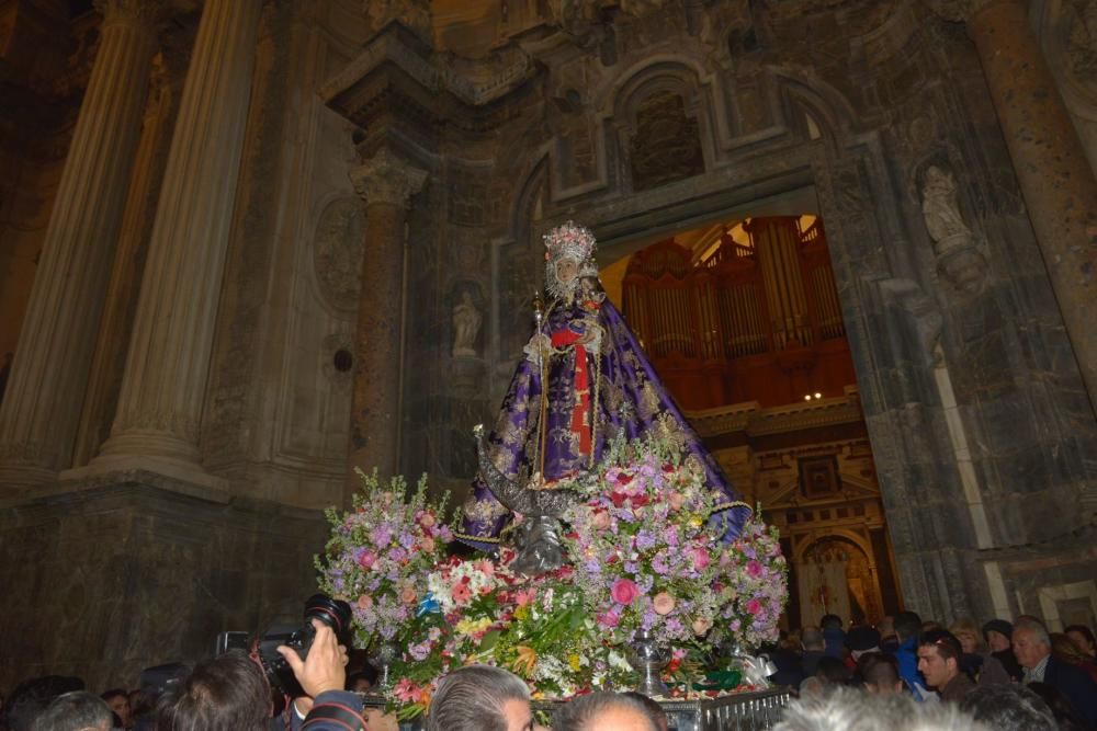 La Fuensanta llega a la Catedral