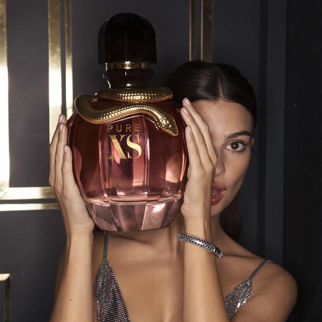 Emily Ratajkowsky, imagen de XS for Her de Paco Rabanne