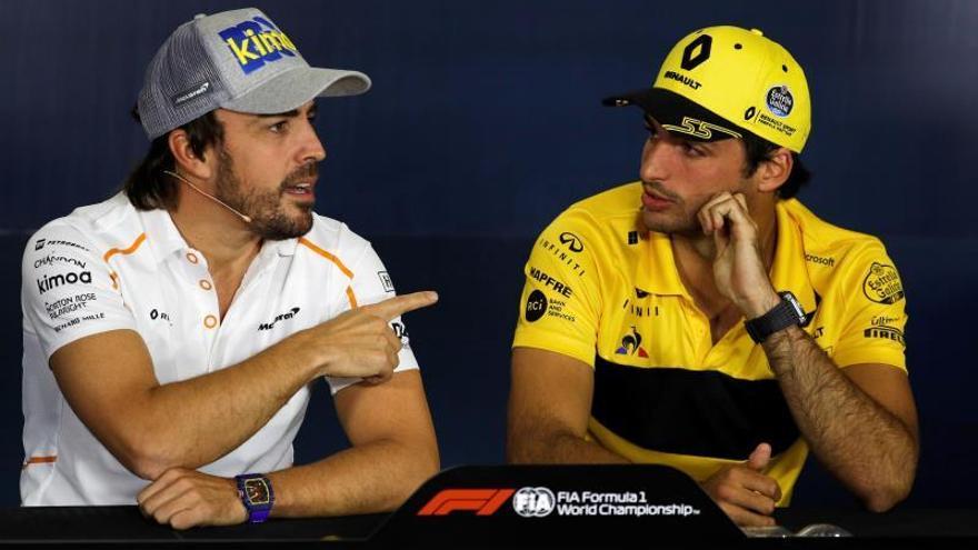 Alonso y Sainz acaparan todas las emociones de los seguidores en Montmeló