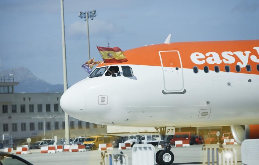 Easyjet inaugura en Palma su primera base estacional